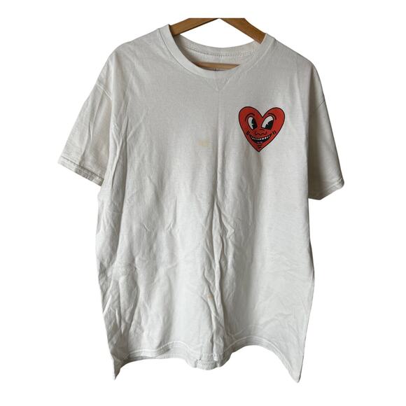 Keith Haring Large Ripple Junction Graphic T-shirt Unisex - Picture 1 of 6